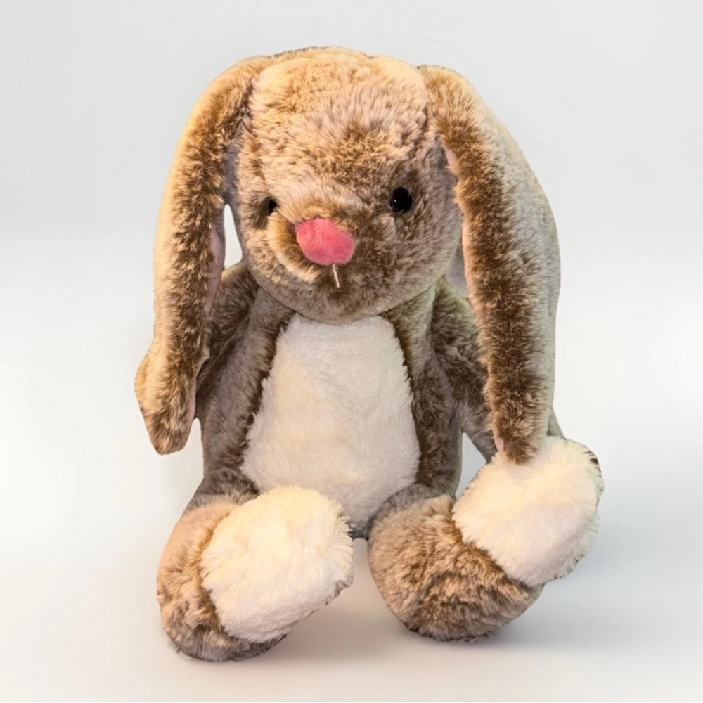 Animal Adventure Bunny Rabbit Plush 15" Brown/Floppy Ears stuffed animal toy